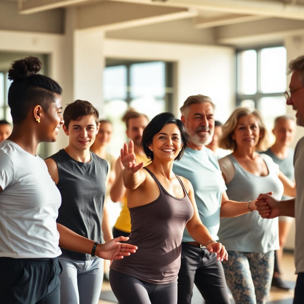 Small-group strength training with a personal trainer